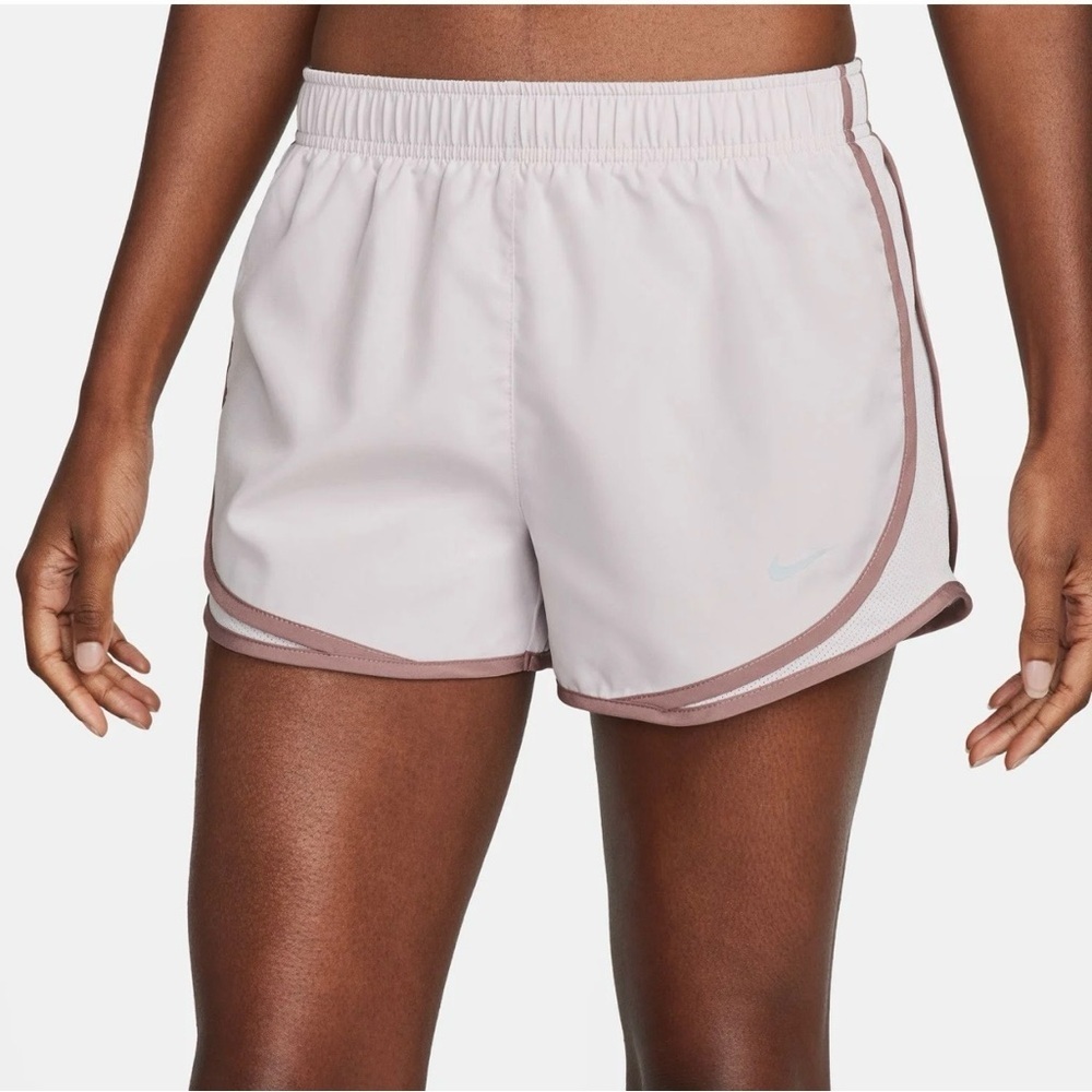 NEW Nike Women's DRI fit Running Athletic Shorts with Brief Lining    Size Small
